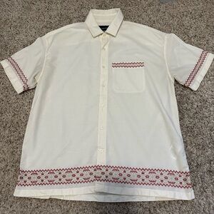 Abercrombie Embroidered Button-Up Shirt